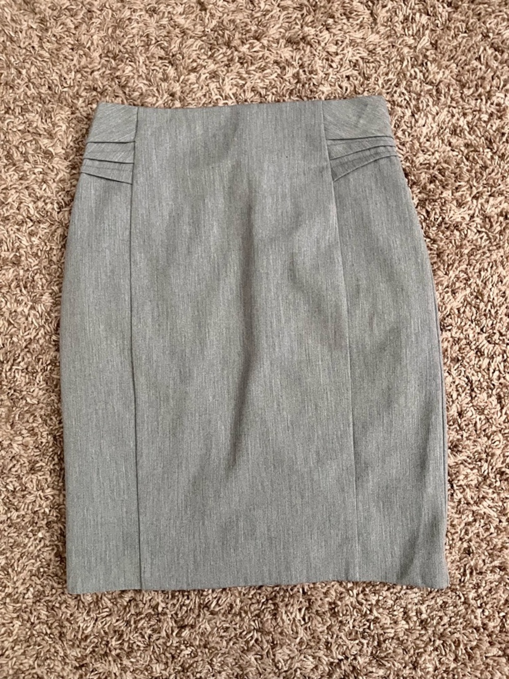 Express Gray Pencil Skirt - Sleek Office Style